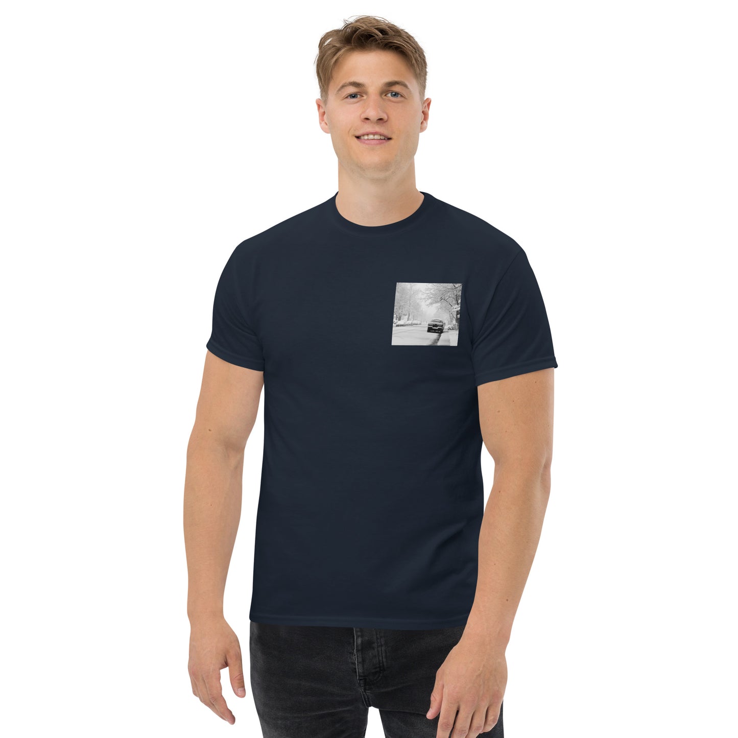 Alone In The Snow Men's Tee