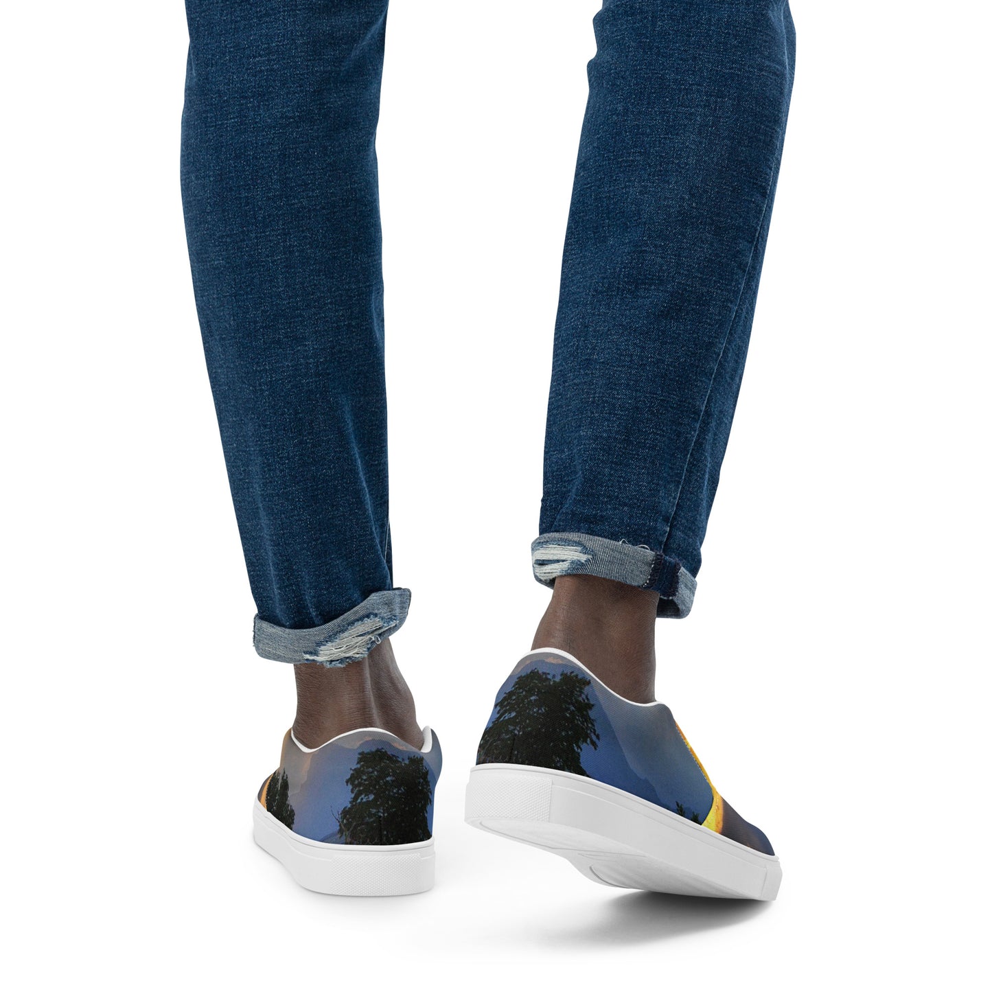 Sunset Men’s Slip-on Canvas Shoes