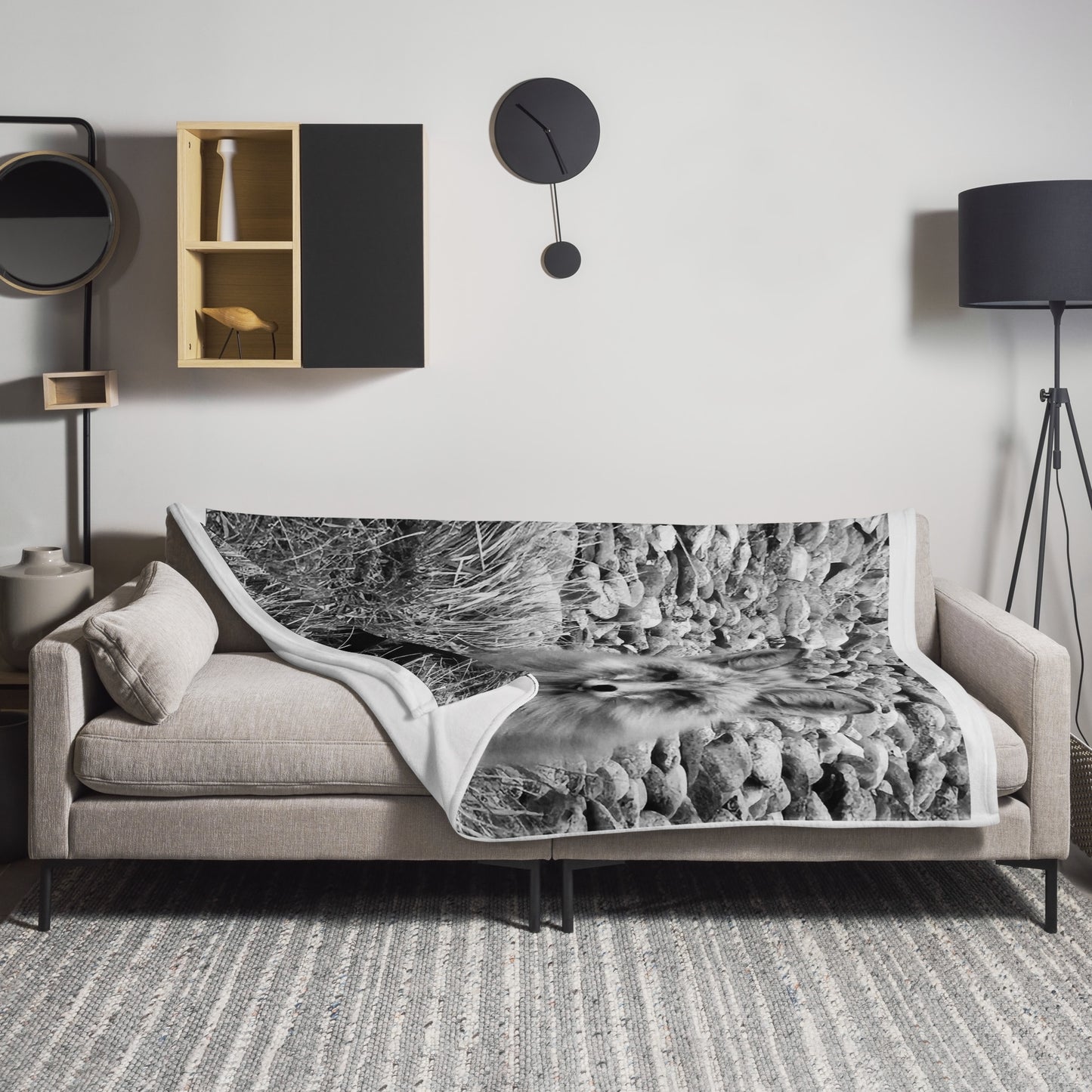 Taunt Fox Throw Blanket