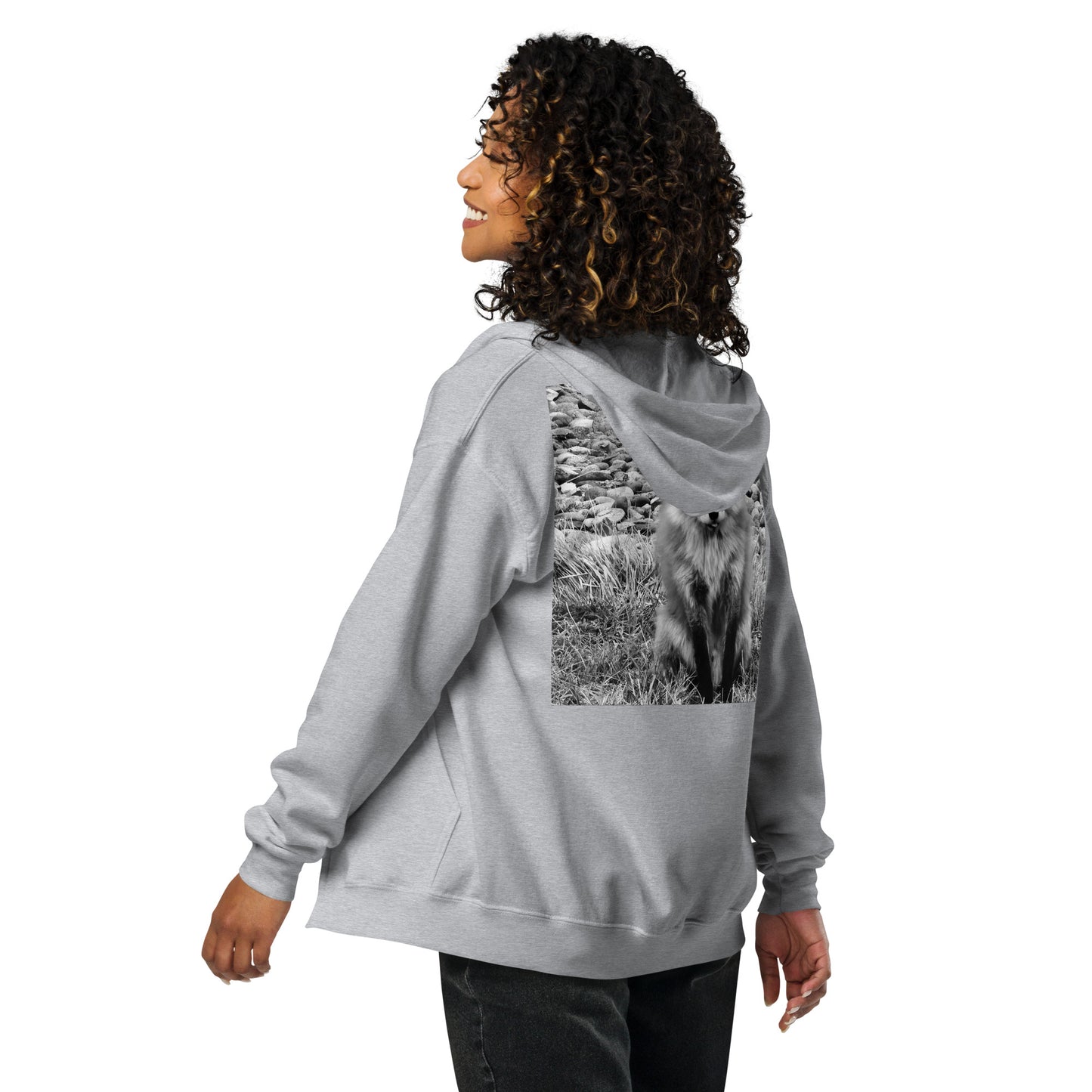 Taunt Fox Unisex Heavy Blend Zip Hoodie