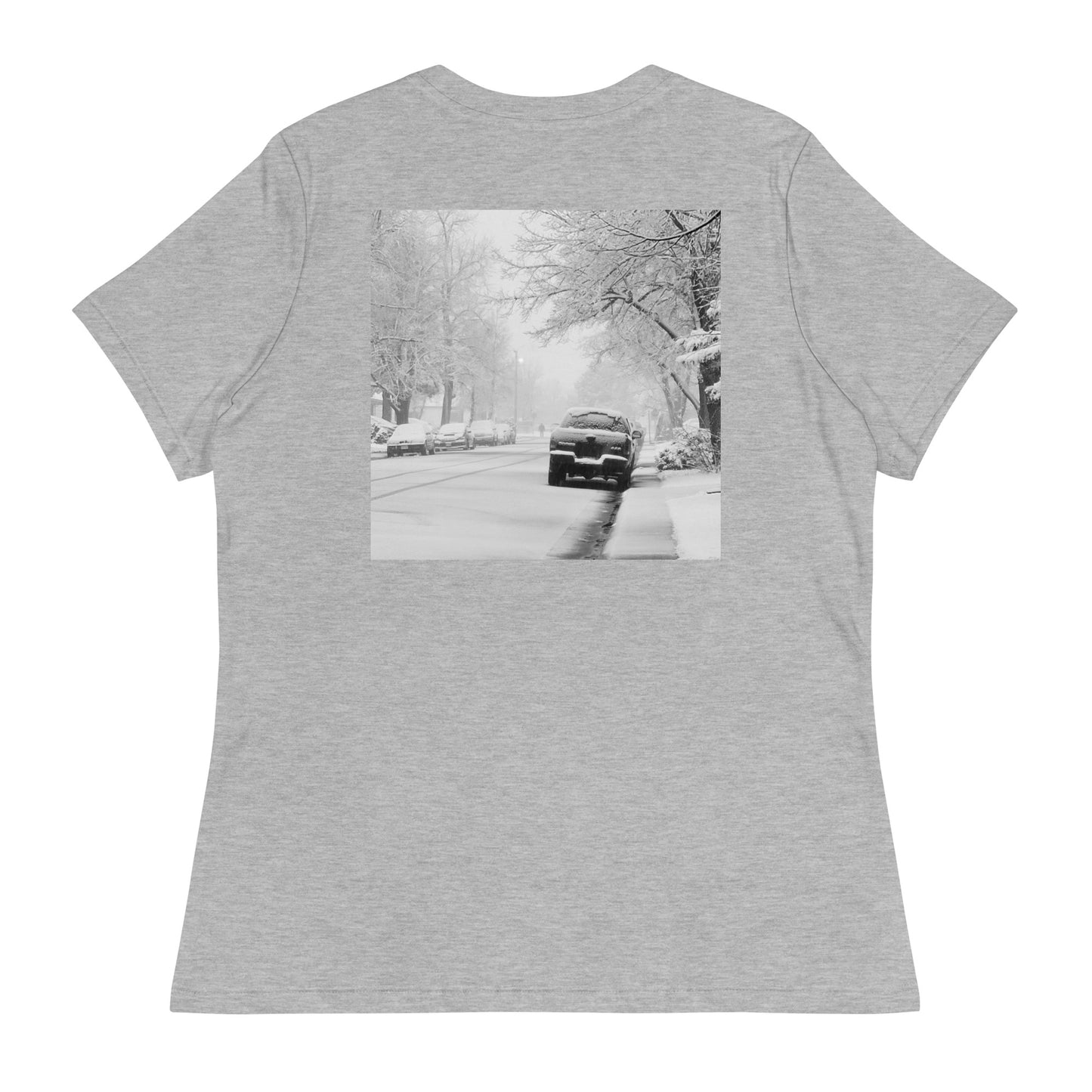 Alone In The Snow Women's T-Shirt