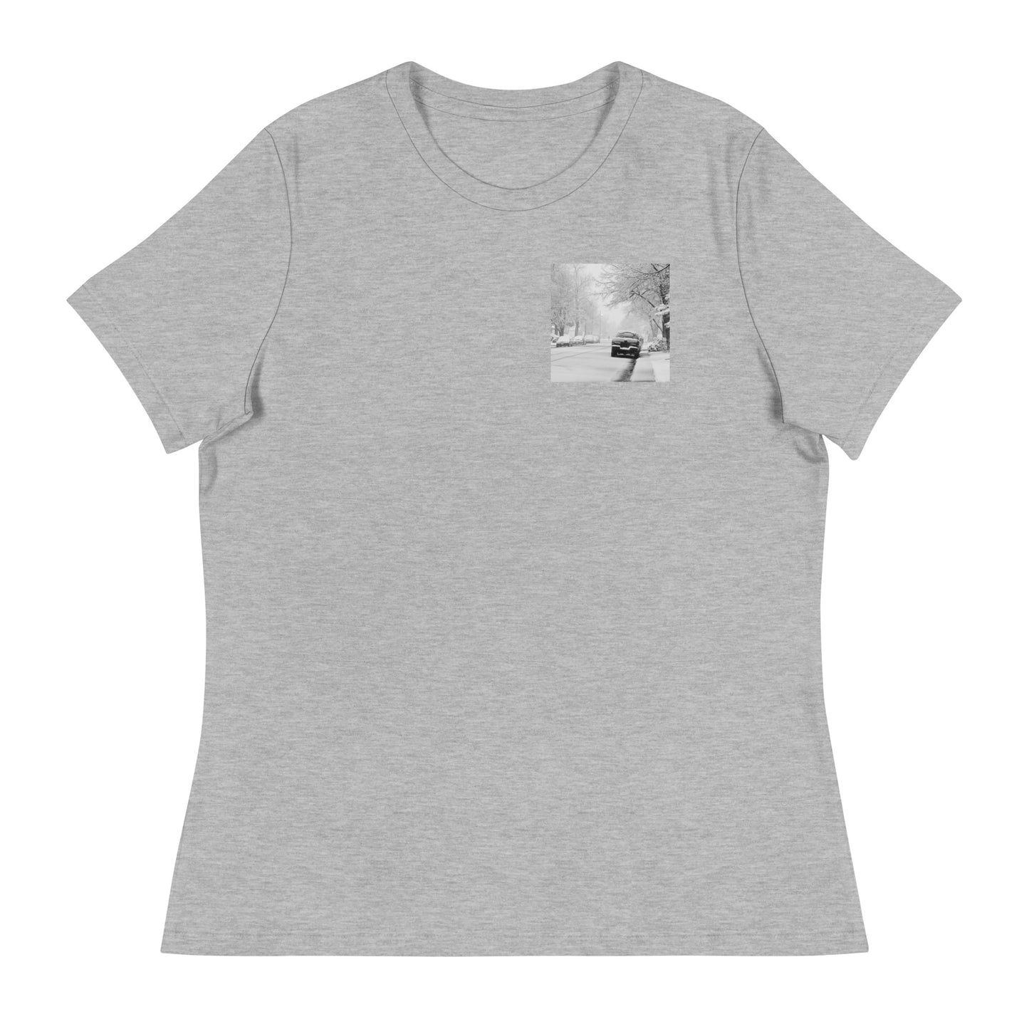 Alone In The Snow Women's T-Shirt