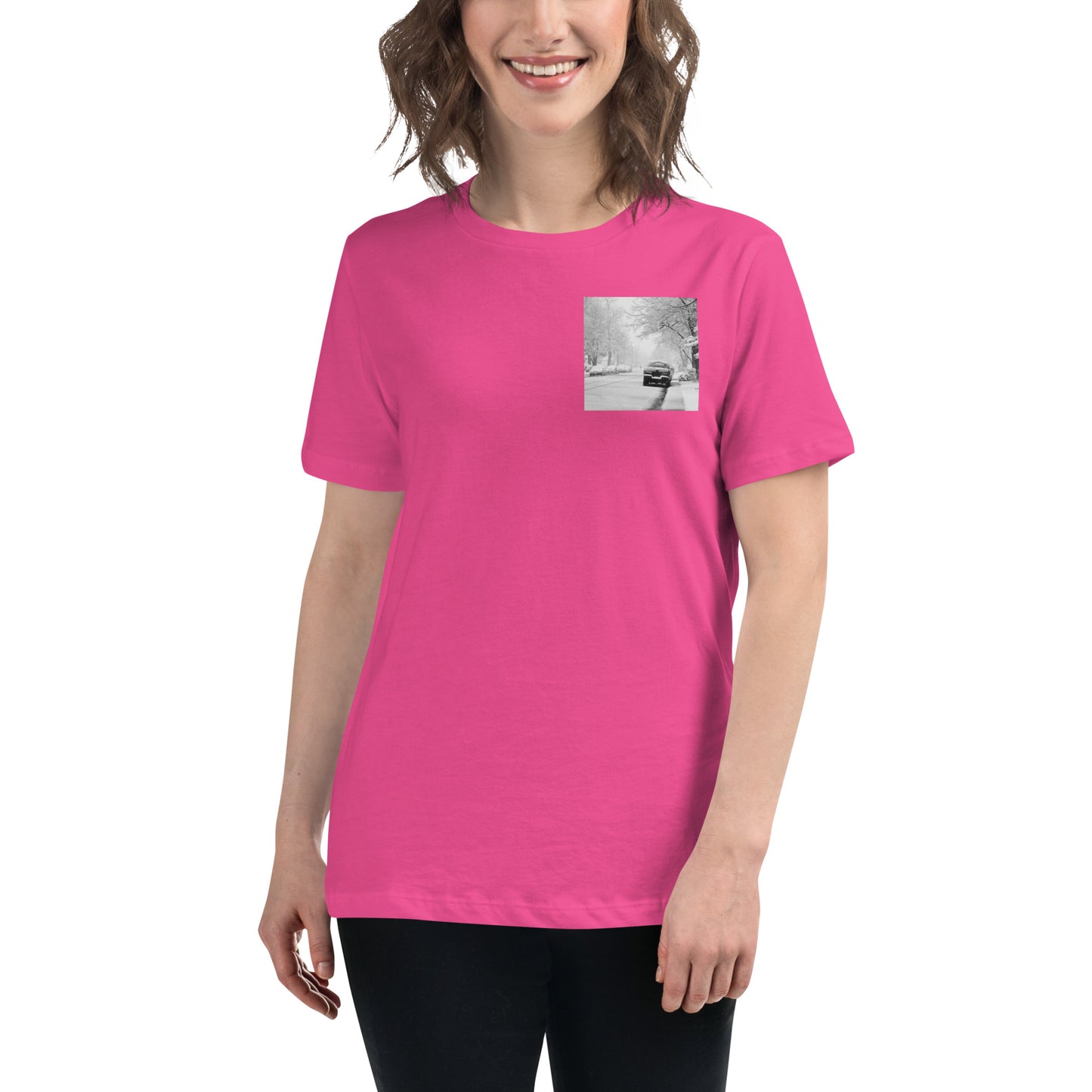 Alone In The Snow Women's T-Shirt
