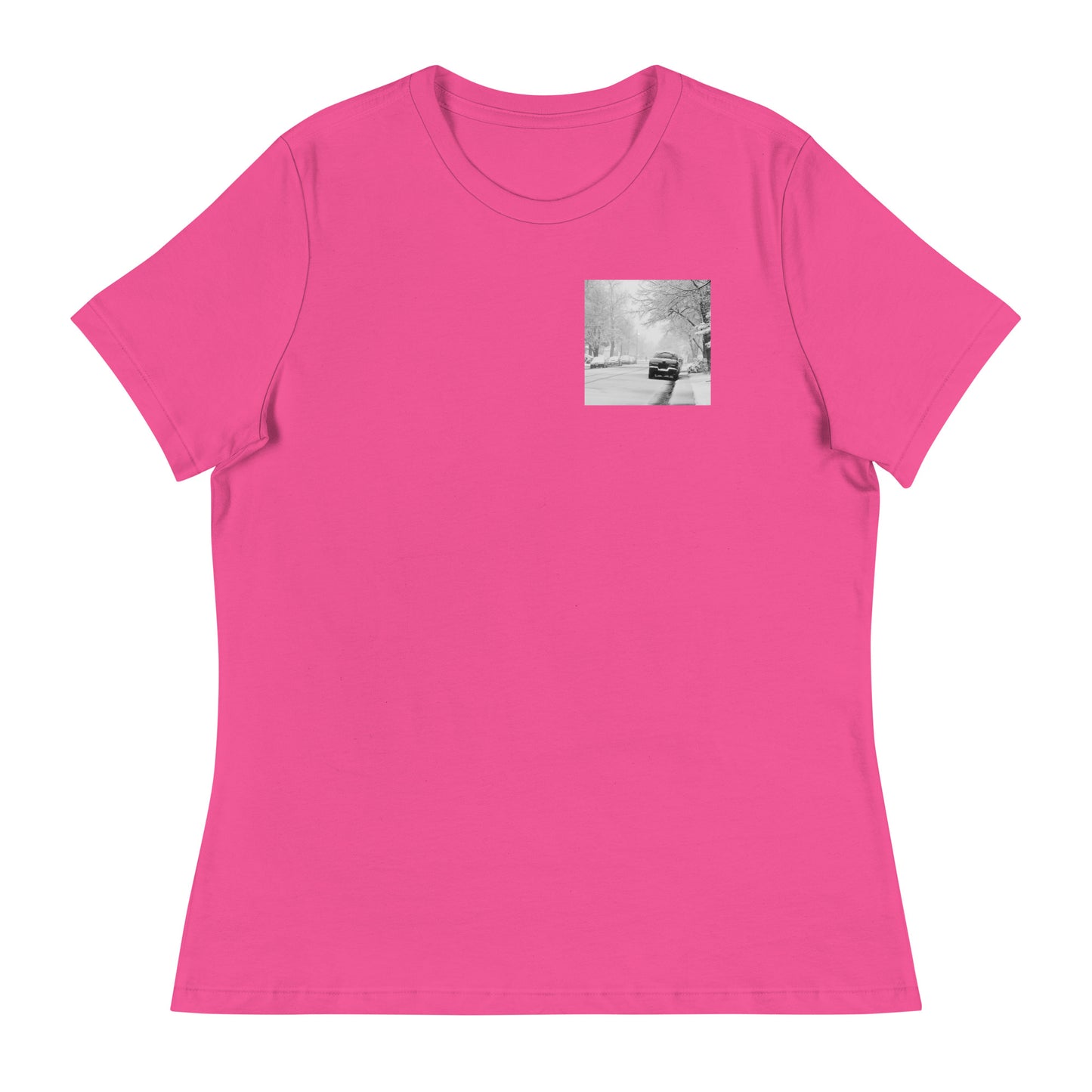 Alone In The Snow Women's T-Shirt