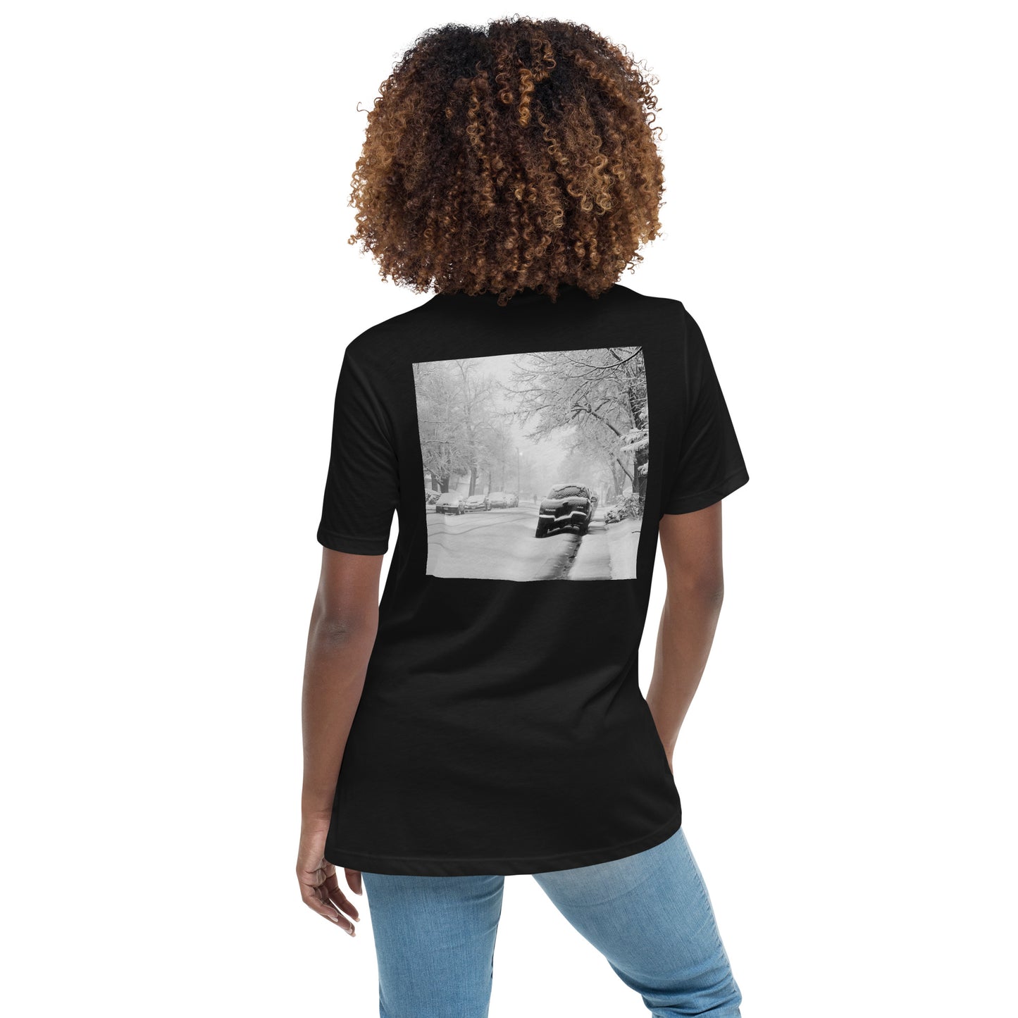 Alone In The Snow Women's T-Shirt