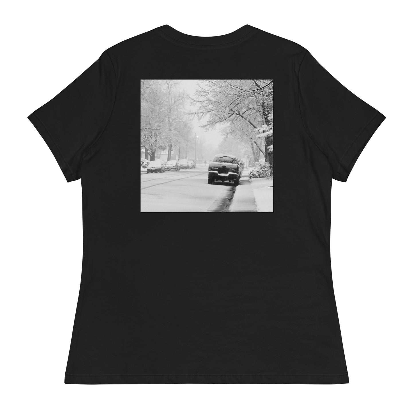 Alone In The Snow Women's T-Shirt