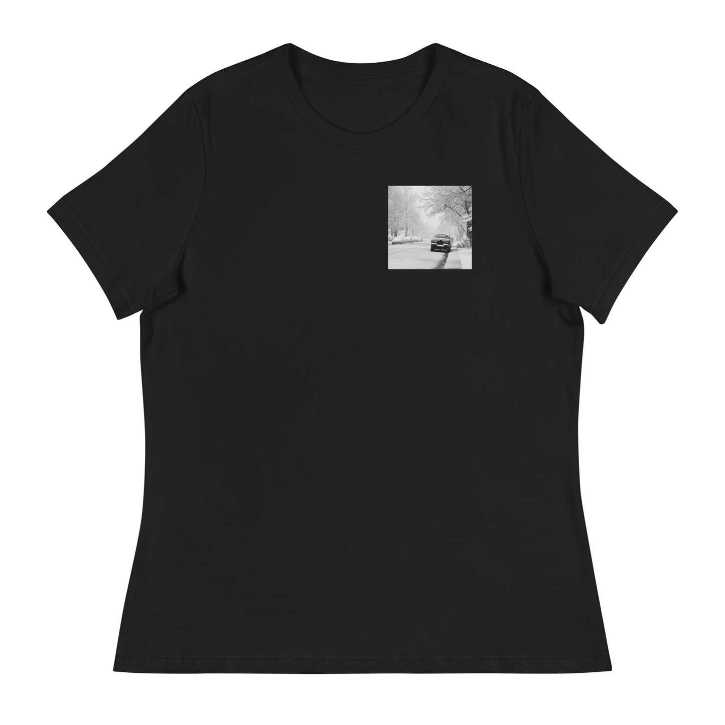 Alone In The Snow Women's T-Shirt