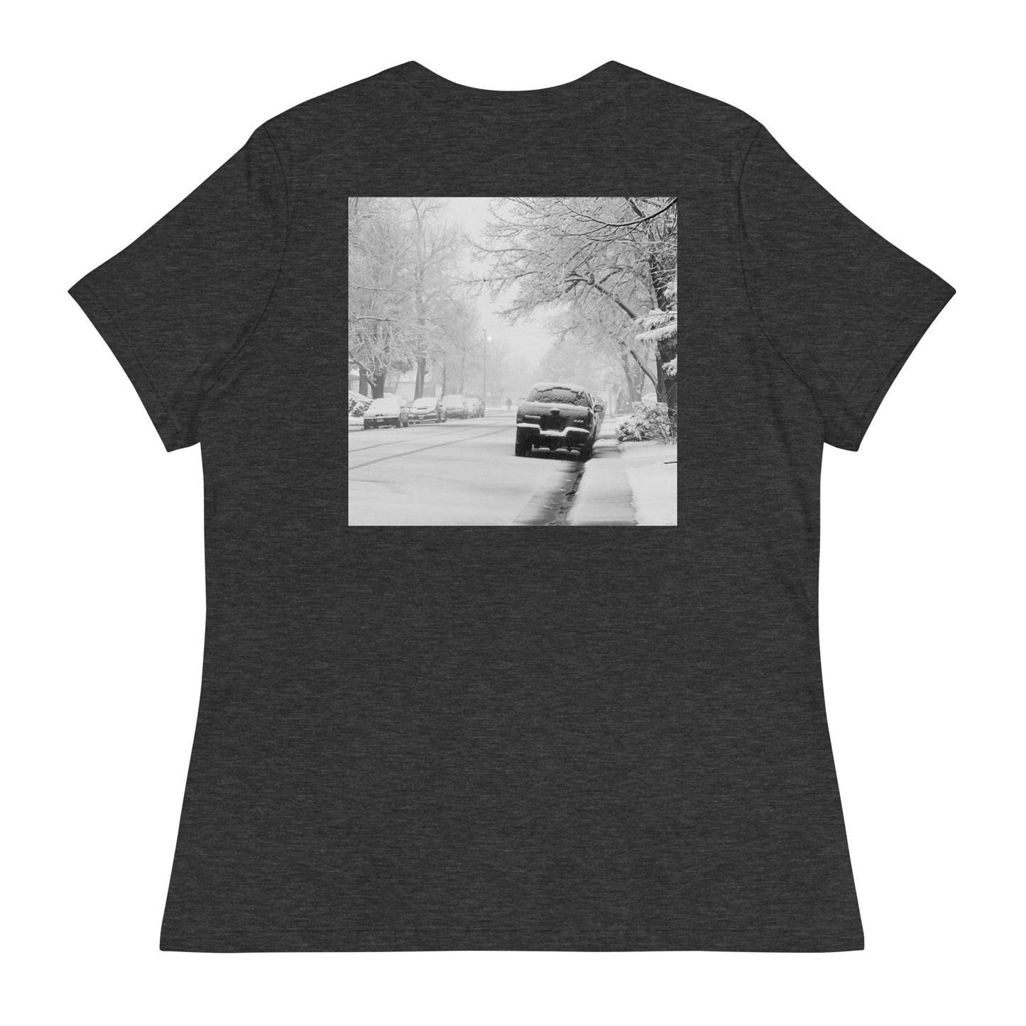 Alone In The Snow Women's T-Shirt