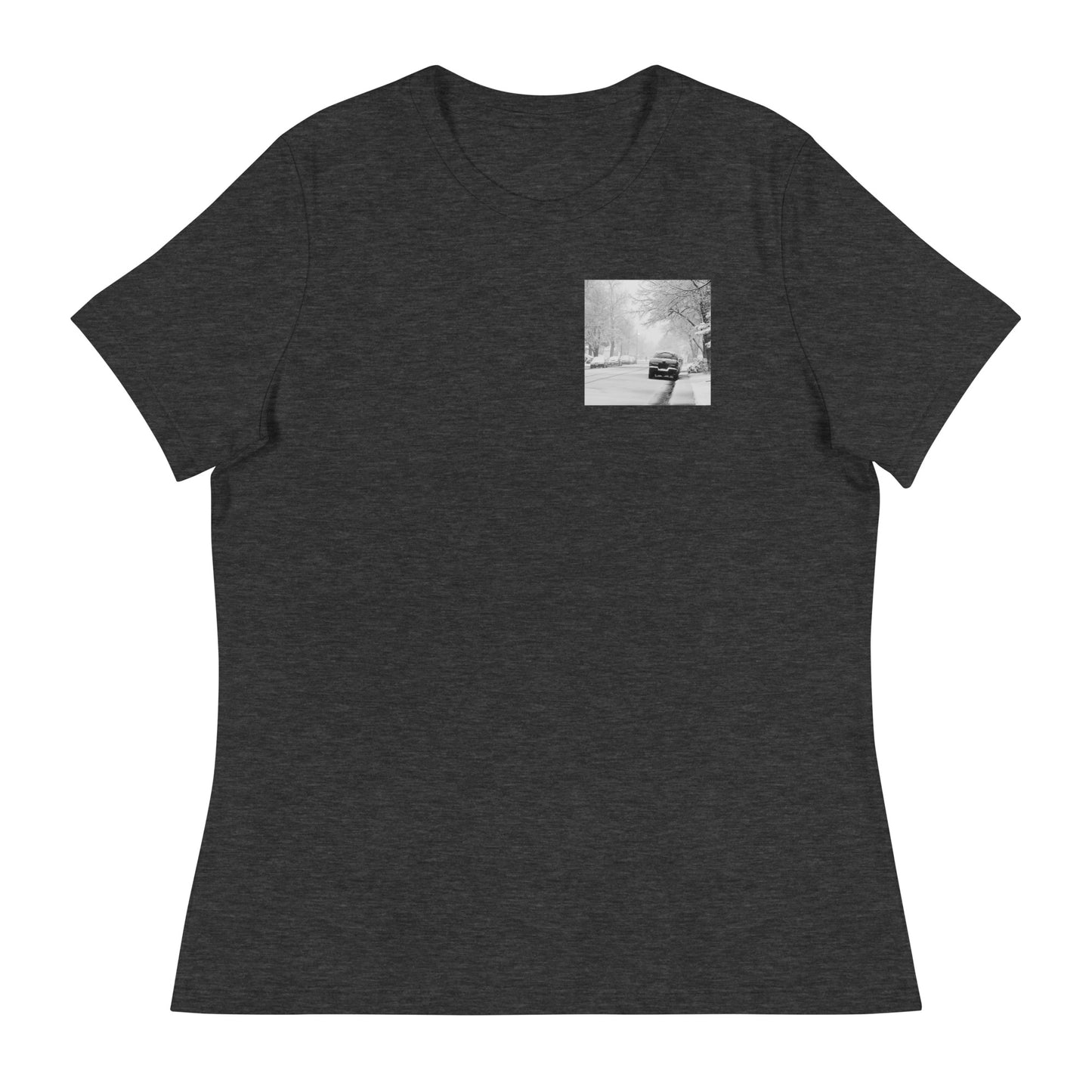 Alone In The Snow Women's T-Shirt