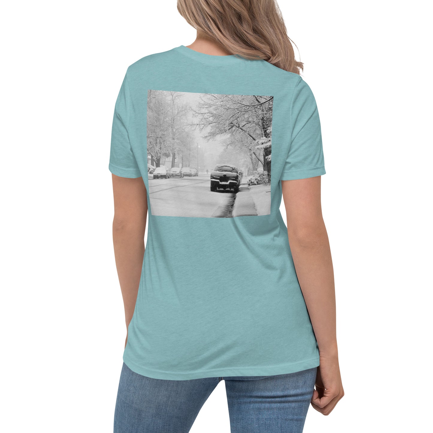Alone In The Snow Women's T-Shirt