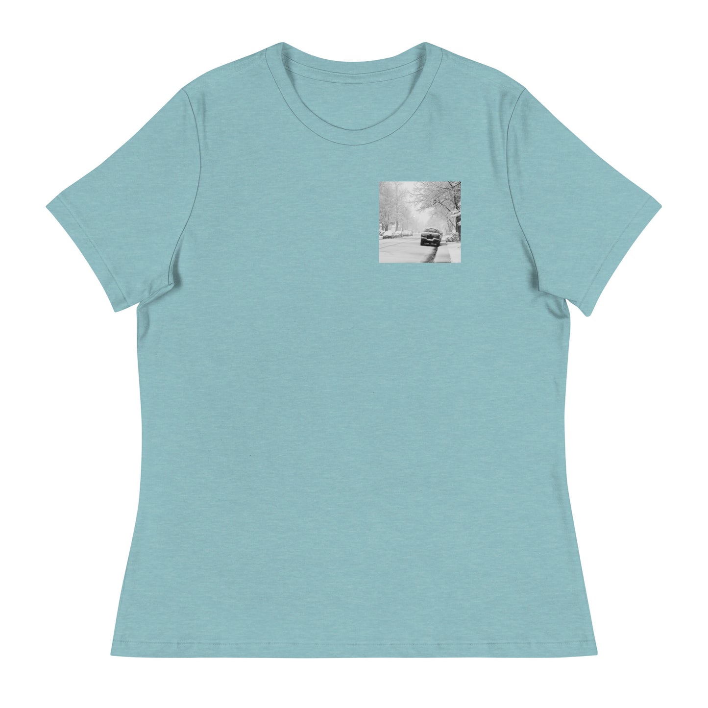 Alone In The Snow Women's T-Shirt
