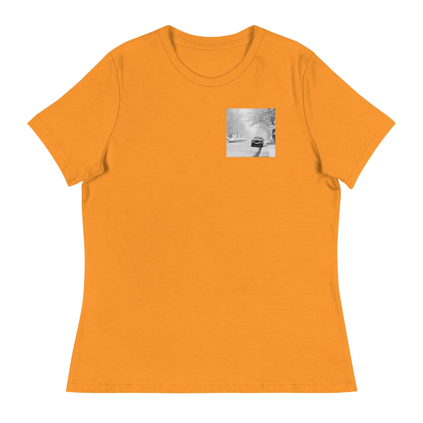 Alone In The Snow Women's T-Shirt