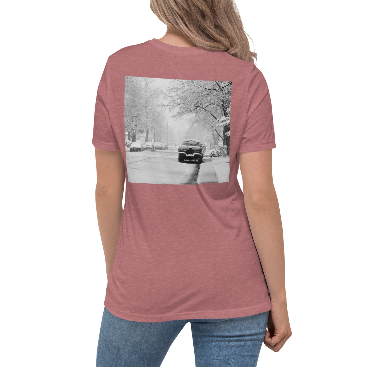 Alone In The Snow Women's T-Shirt