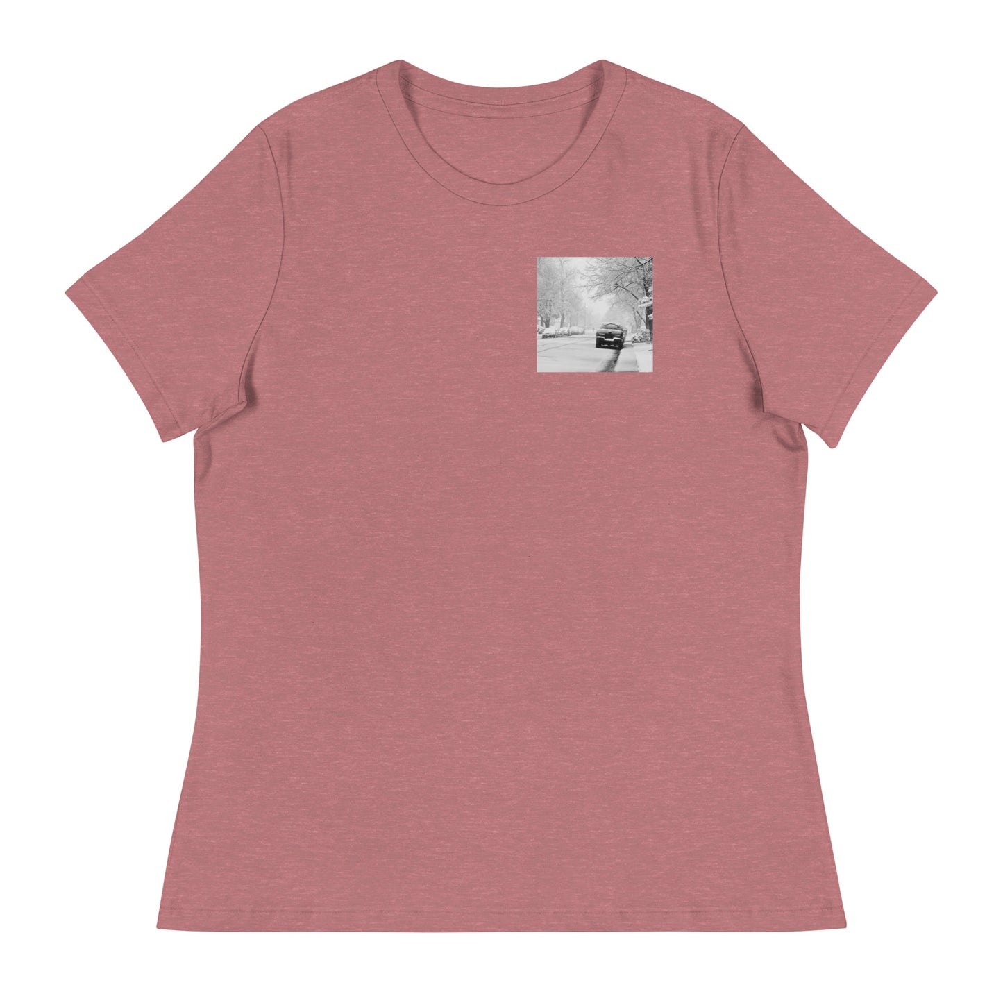 Alone In The Snow Women's T-Shirt