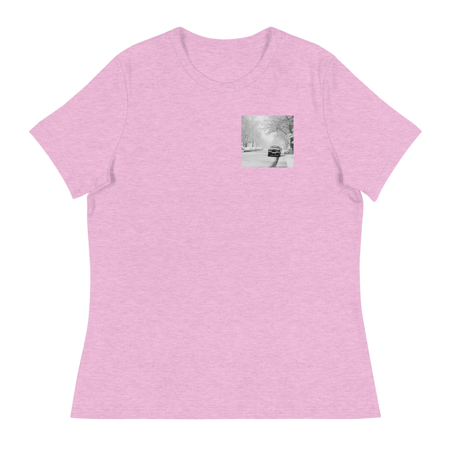 Alone In The Snow Women's T-Shirt