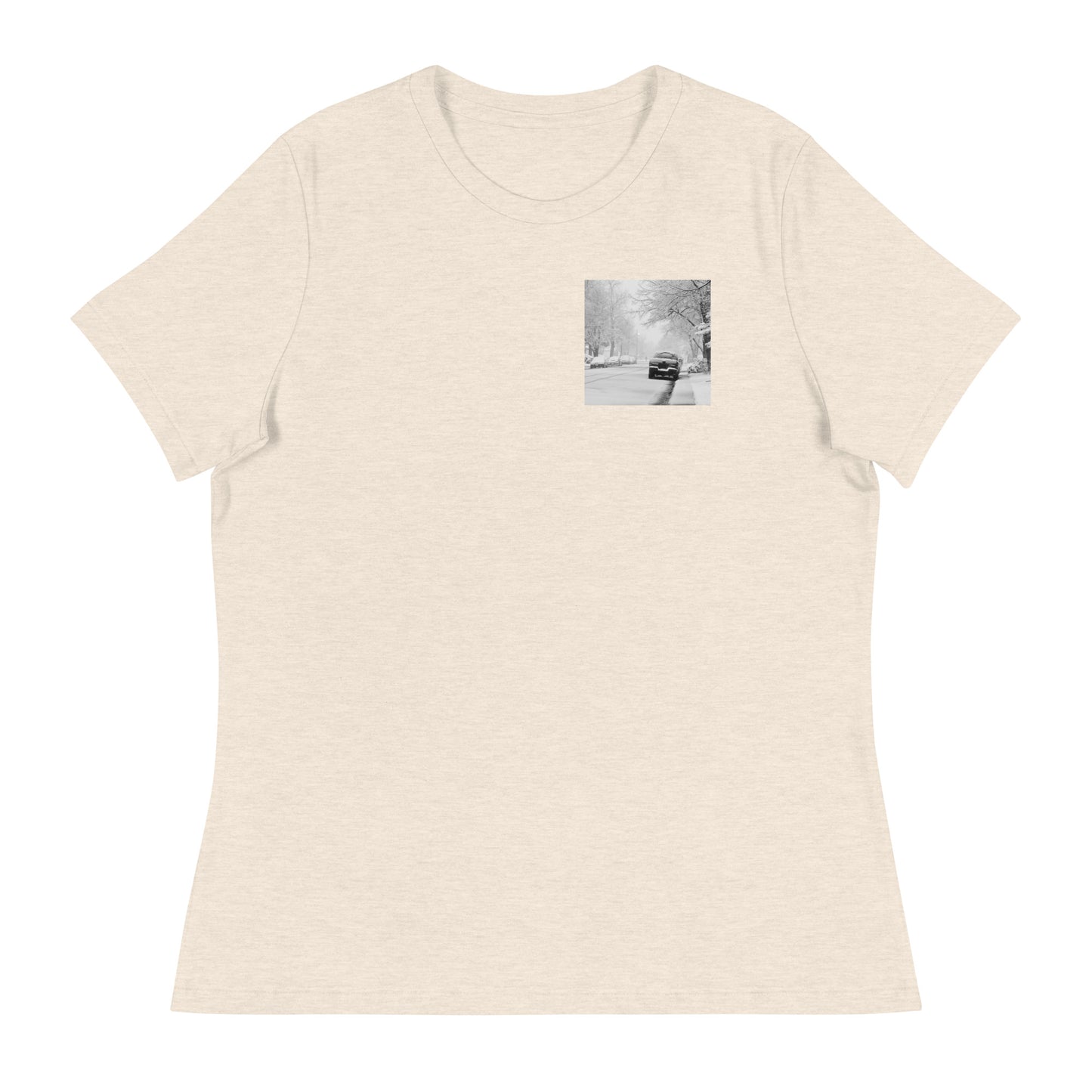 Alone In The Snow Women's T-Shirt