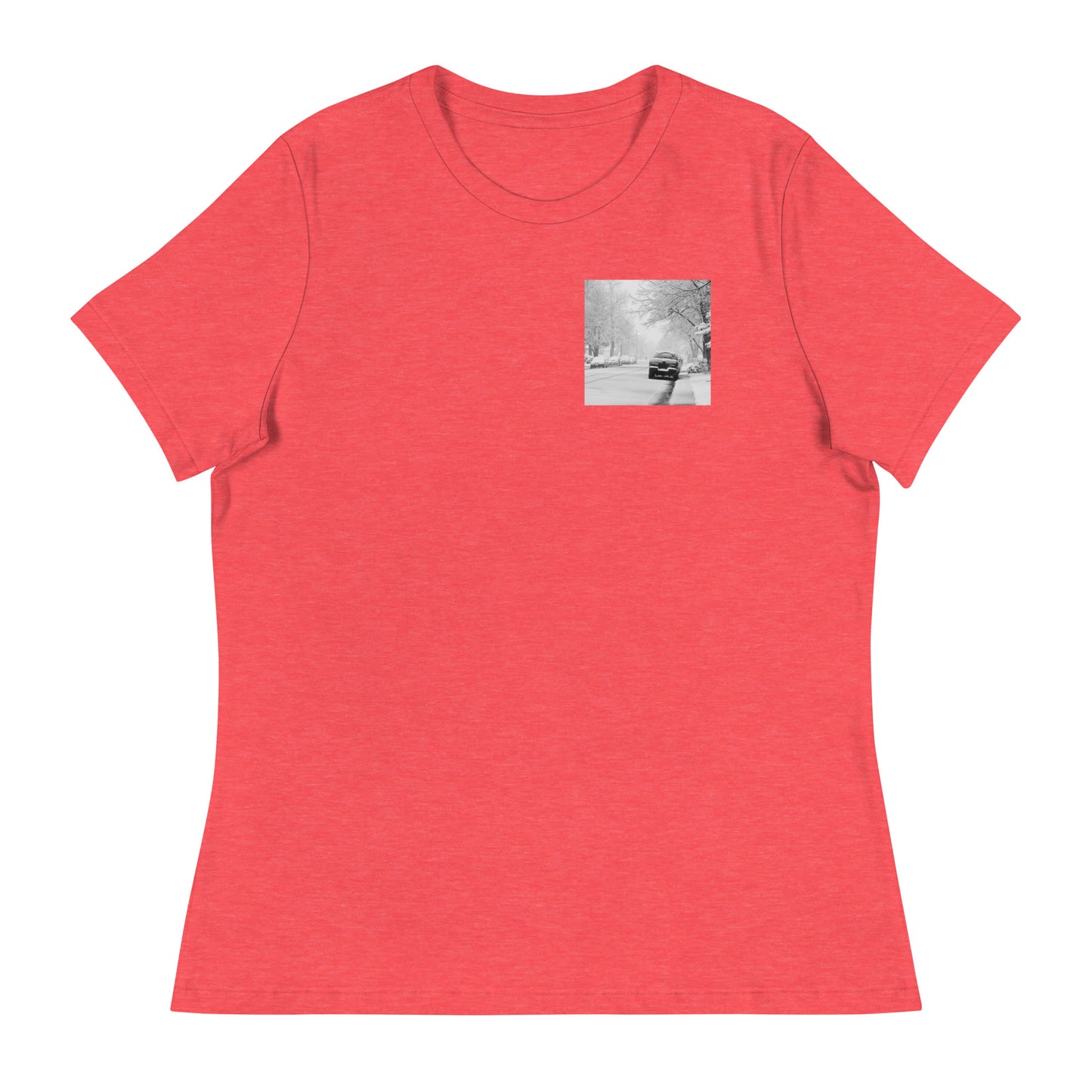 Alone In The Snow Women's T-Shirt