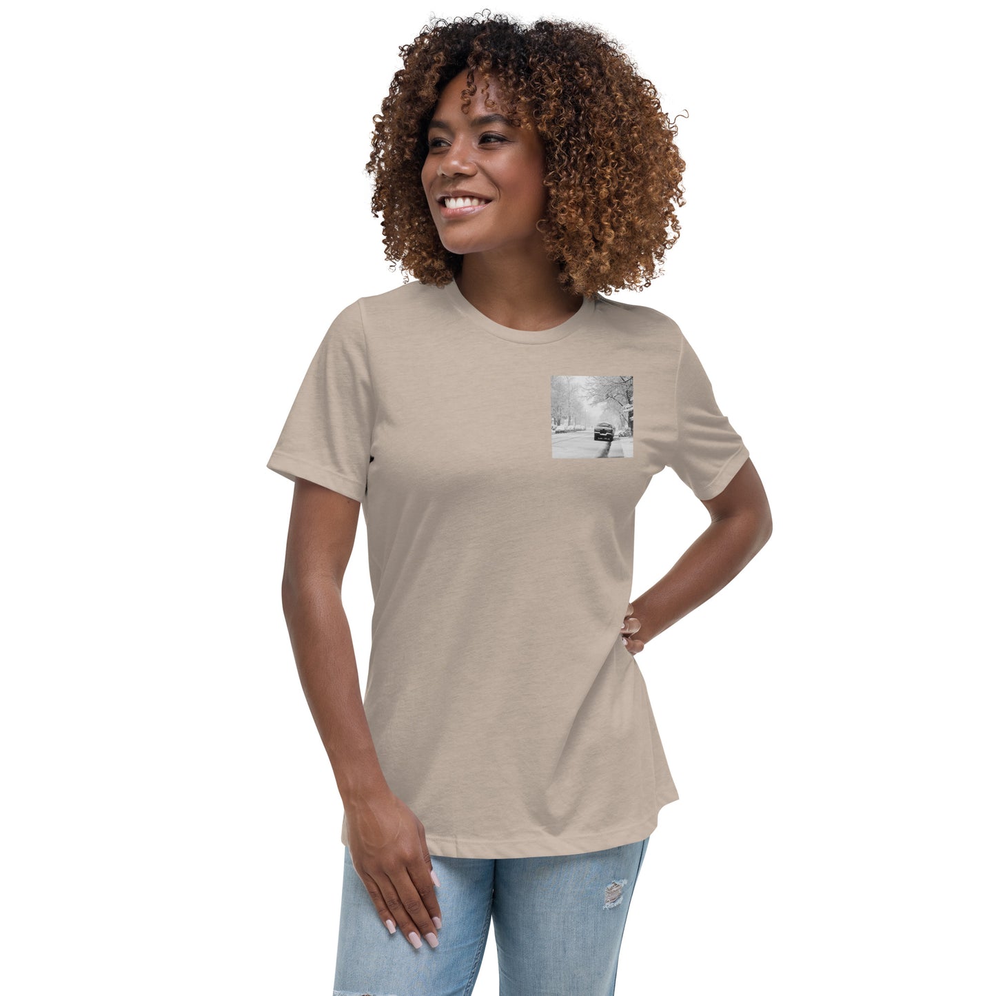 Alone In The Snow Women's T-Shirt