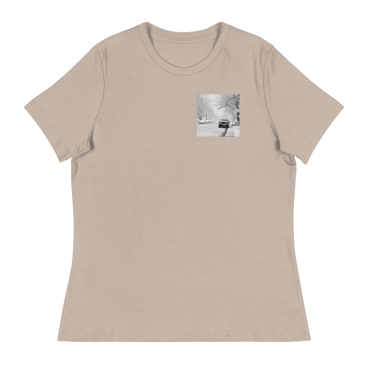 Alone In The Snow Women's T-Shirt
