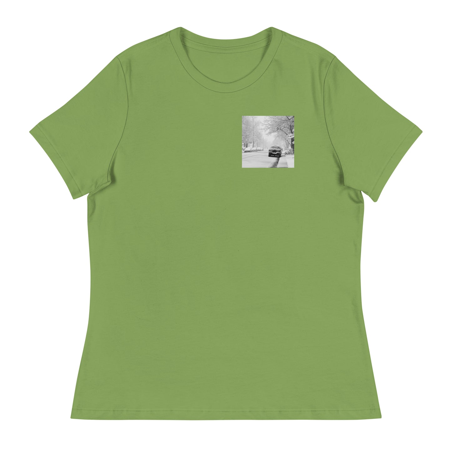 Alone In The Snow Women's T-Shirt