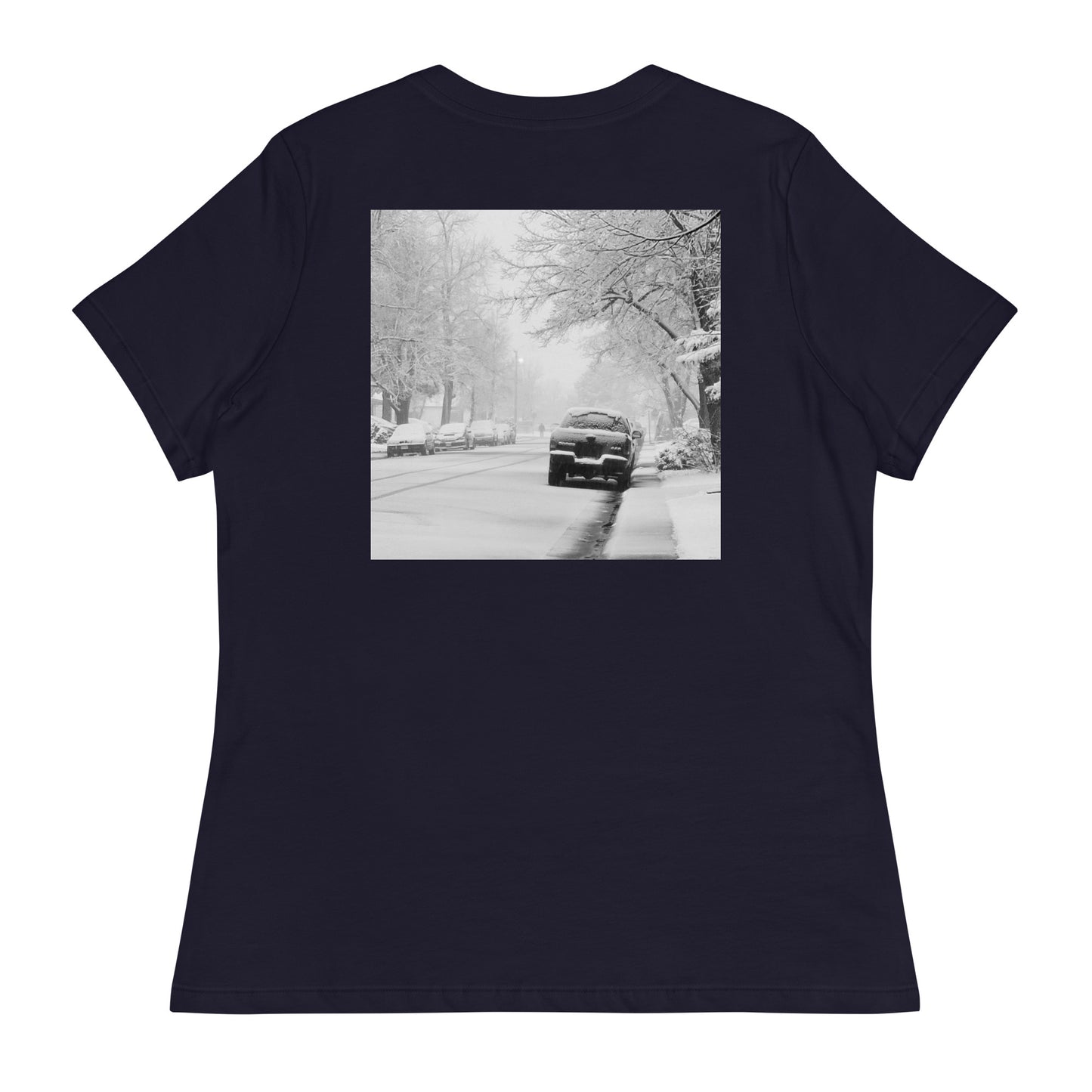 Alone In The Snow Women's T-Shirt