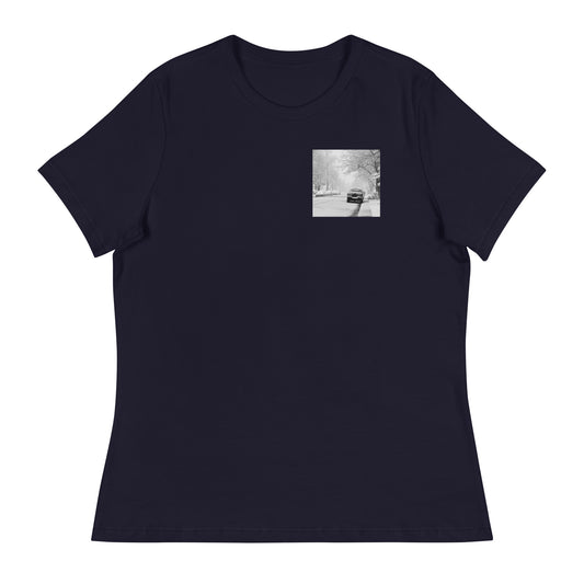 Alone In The Snow Women's T-Shirt