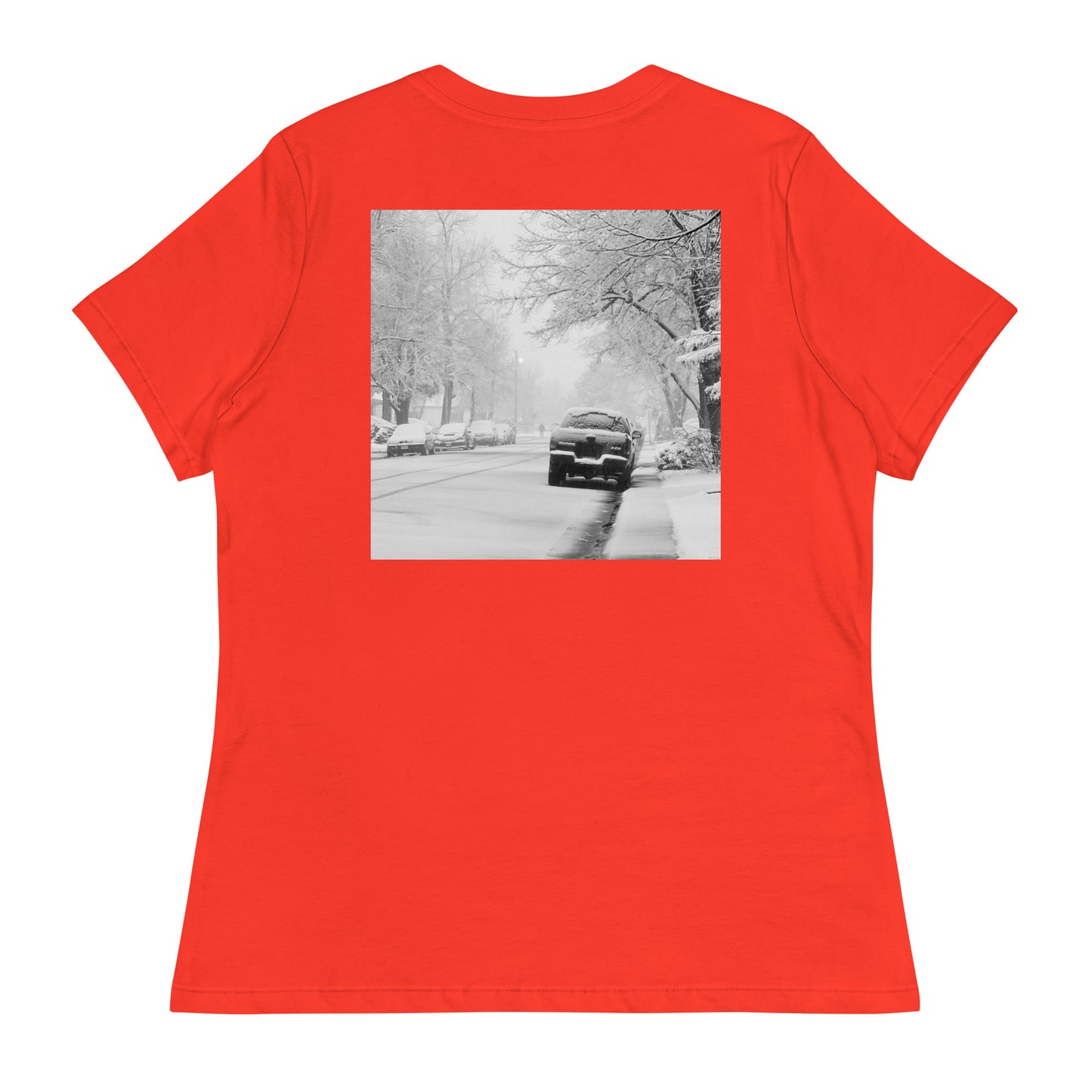 Alone In The Snow Women's T-Shirt