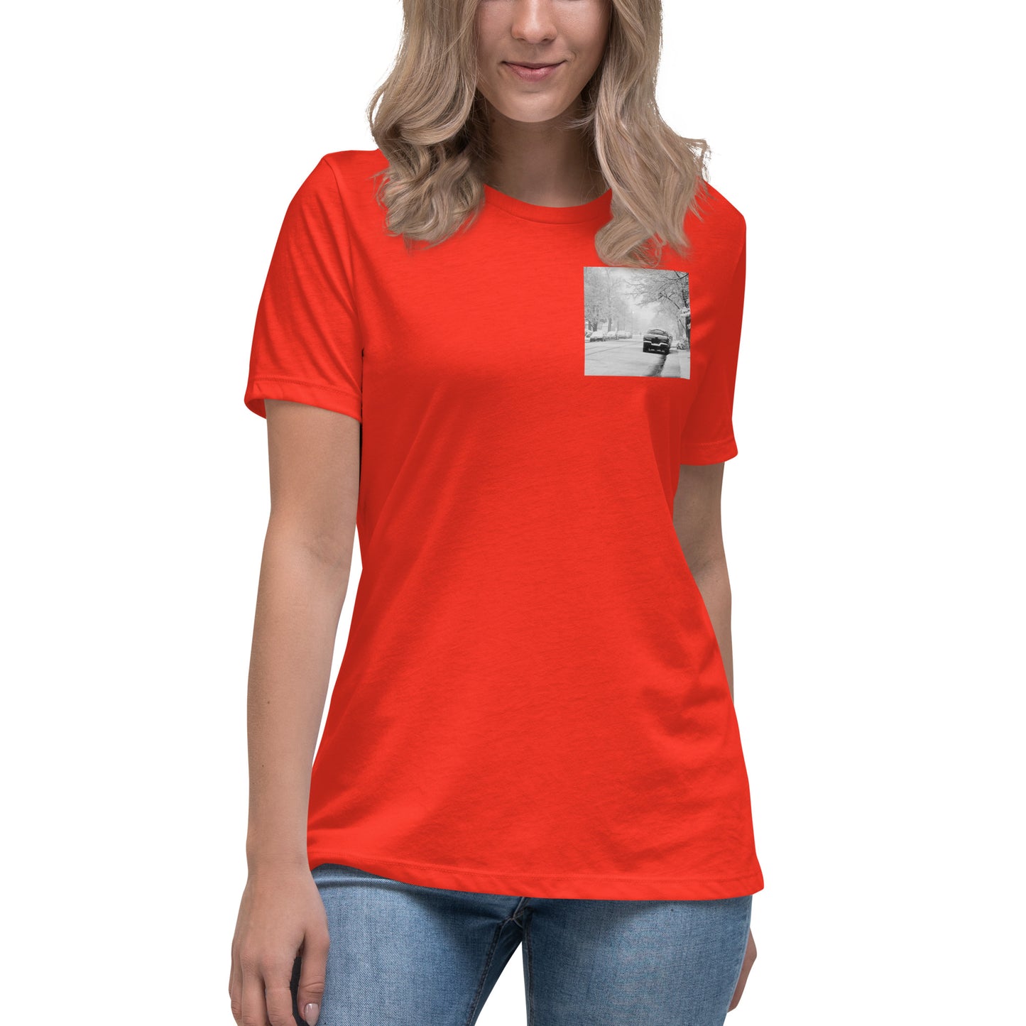 Alone In The Snow Women's T-Shirt