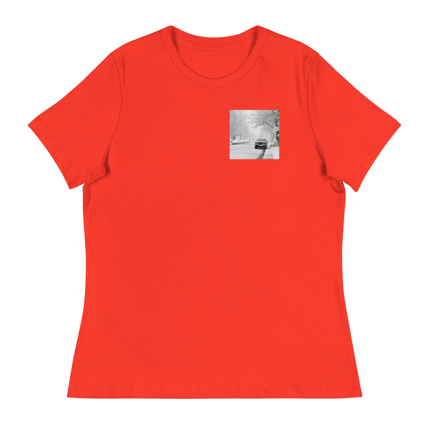 Alone In The Snow Women's T-Shirt