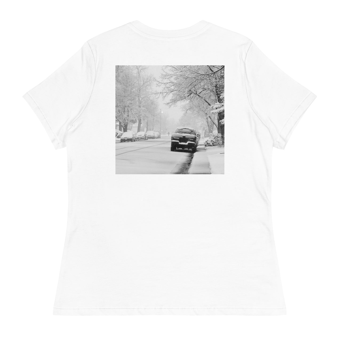 Alone In The Snow Women's T-Shirt
