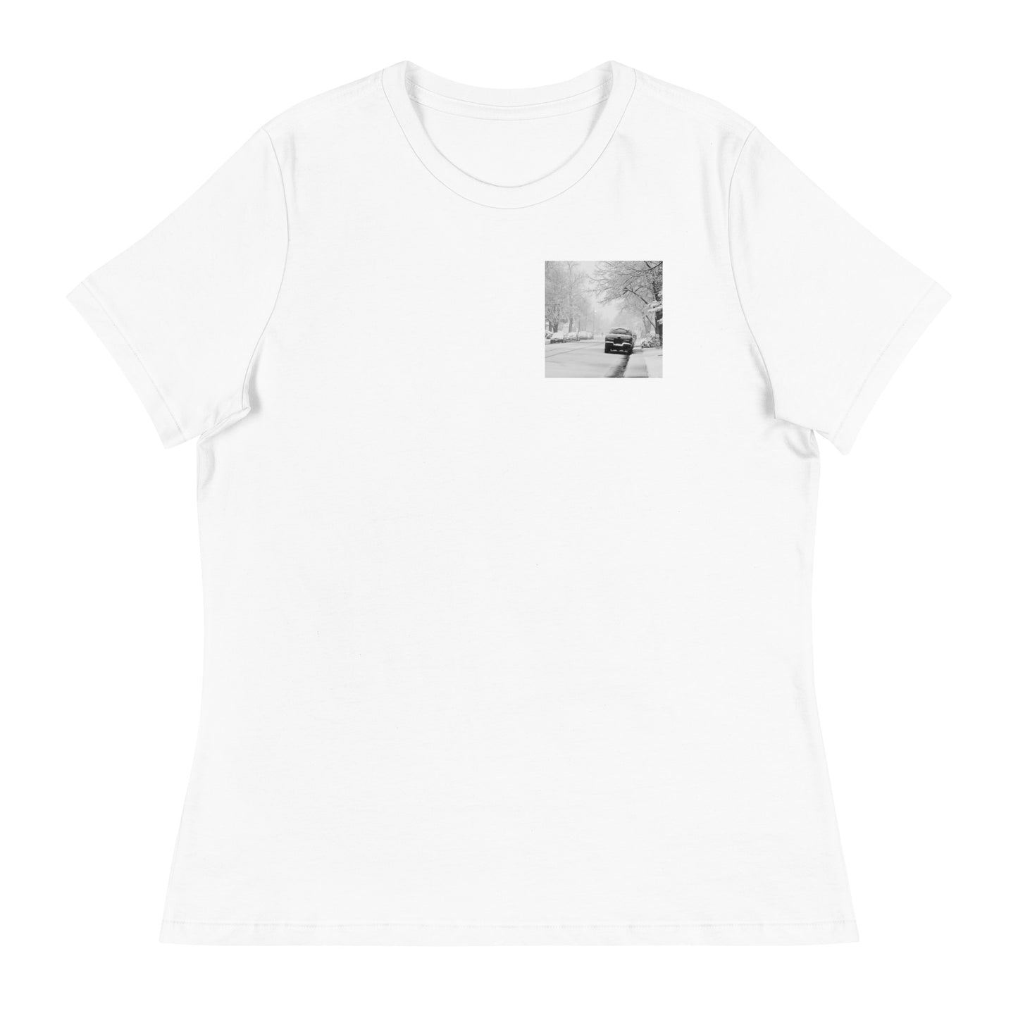 Alone In The Snow Women's T-Shirt