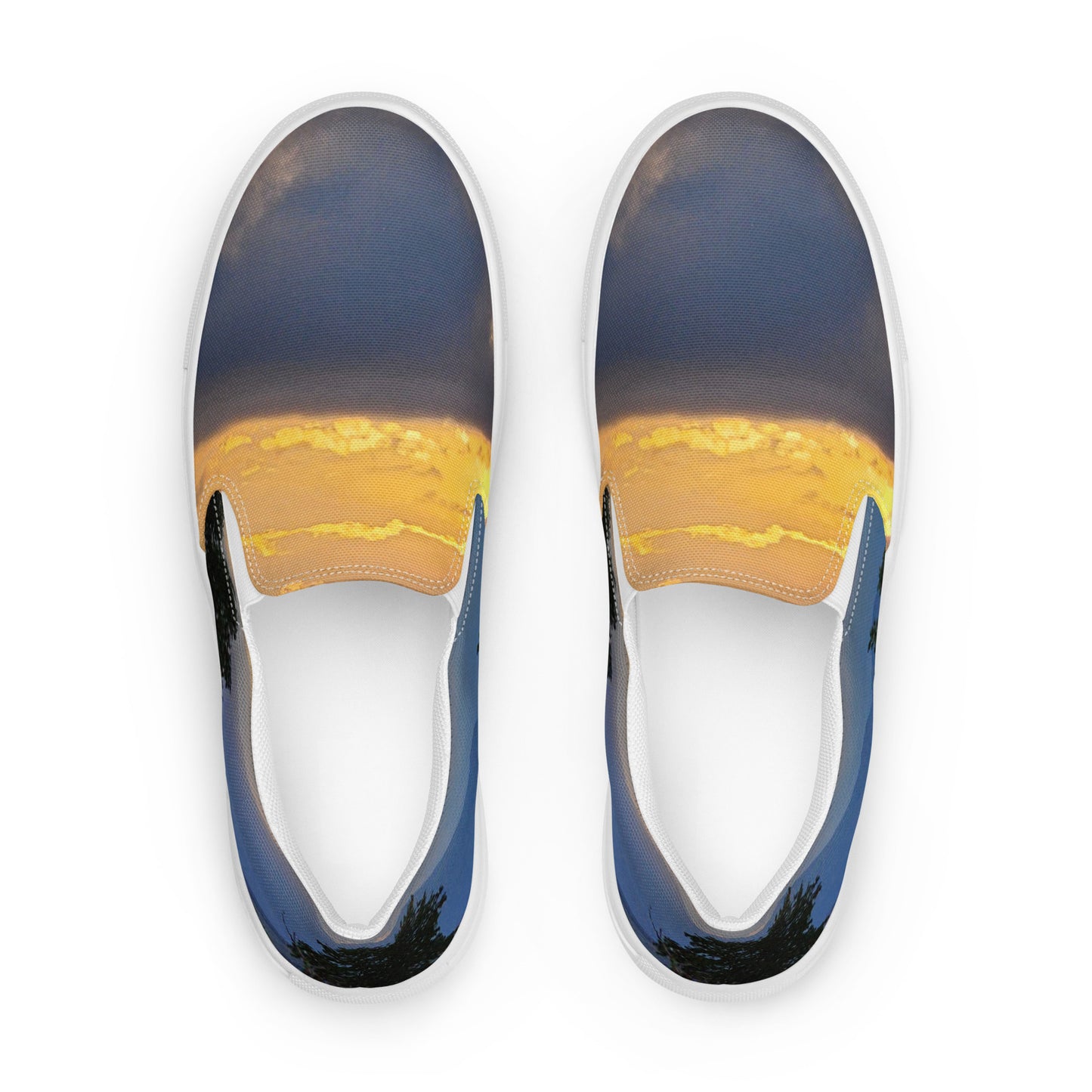 Sunset Men’s Slip-on Canvas Shoes