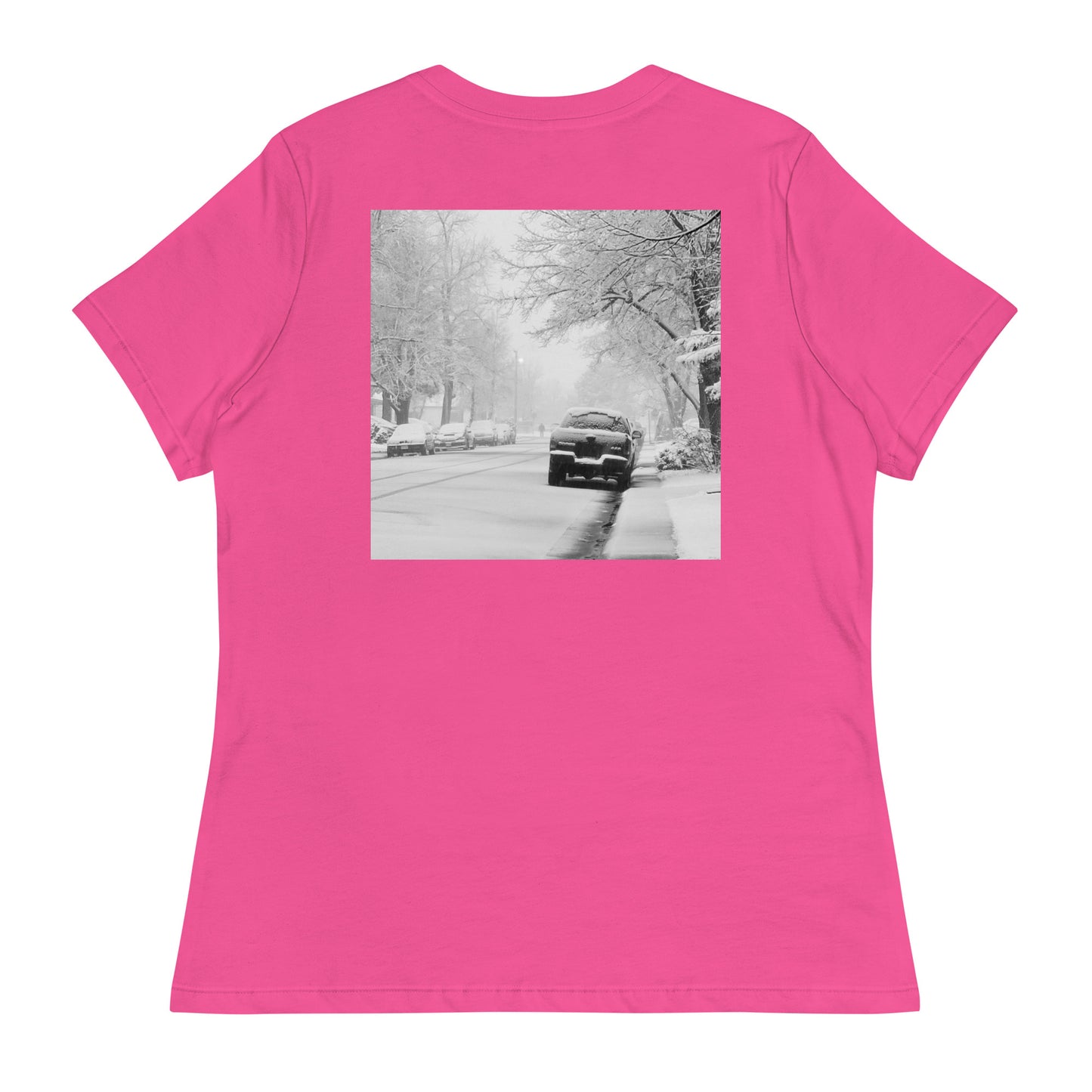 Alone In The Snow Women's T-Shirt